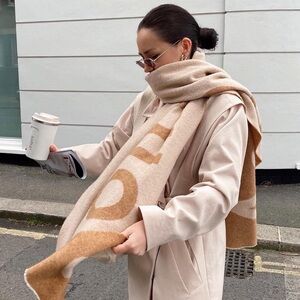 Acne Studios Logo Jacquard Scarf